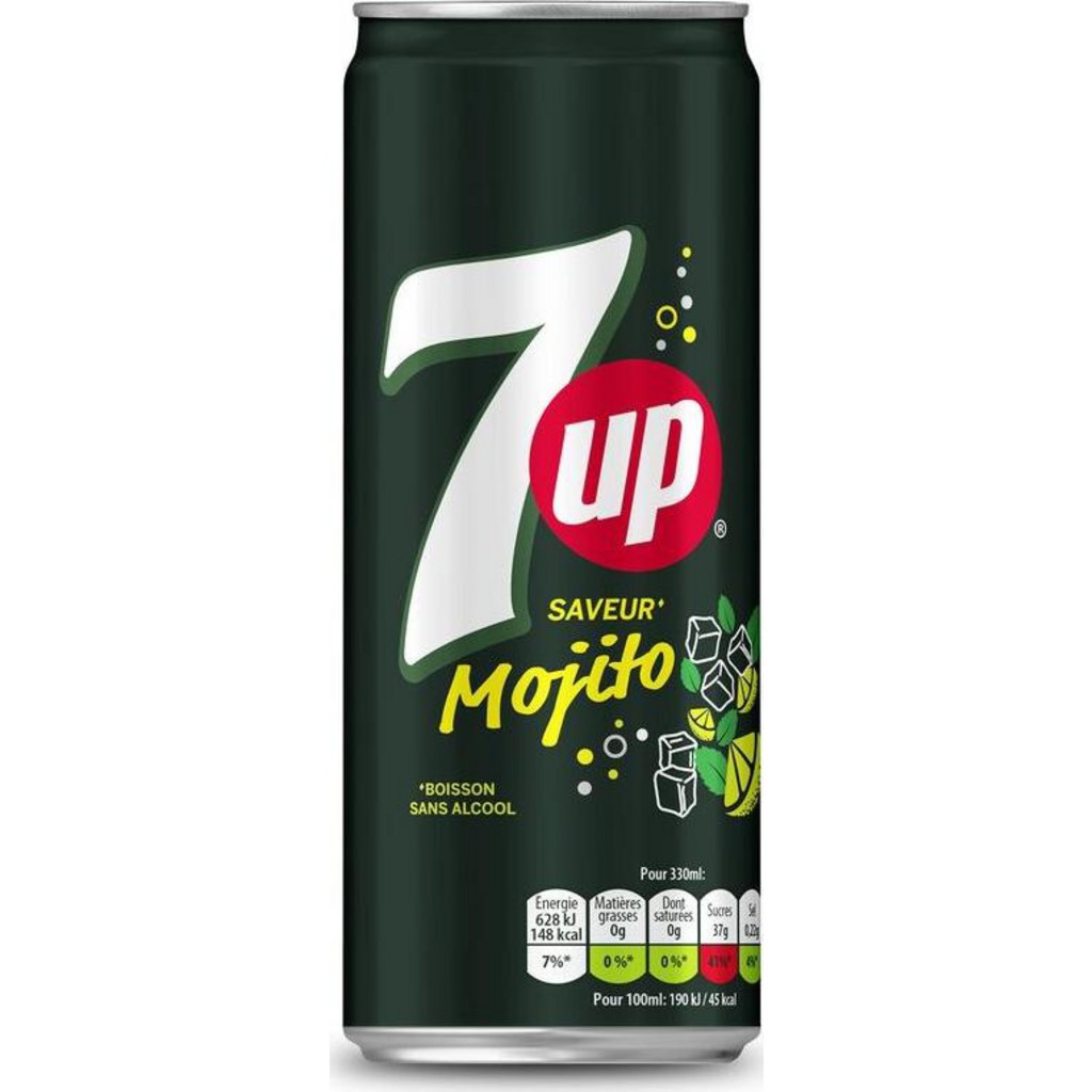7 up citron vert menthe 330 ml