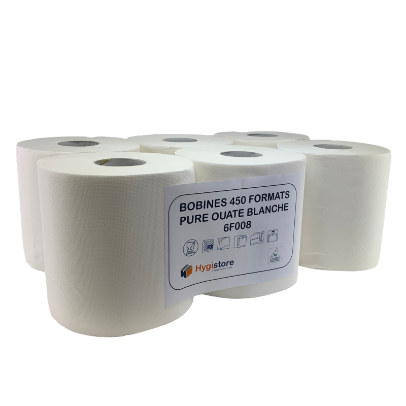 central unwinding paper towel pallet 450 micro embossed sheets